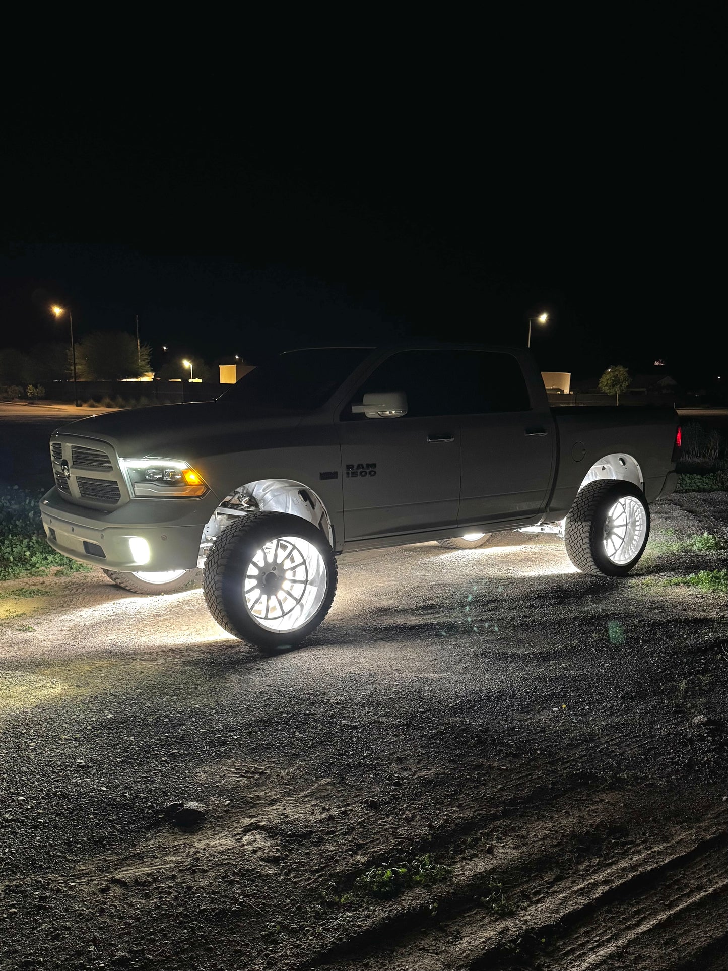 10 Row Pure White Wheel Lights